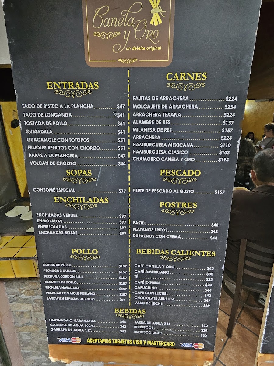 Canela y oro Menu - Image 3