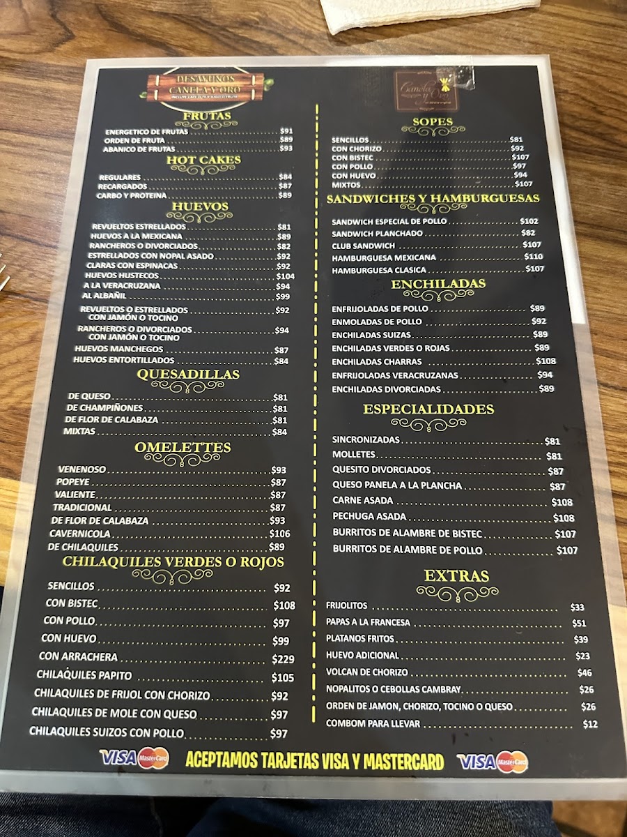 Canela y oro Menu - Image 5